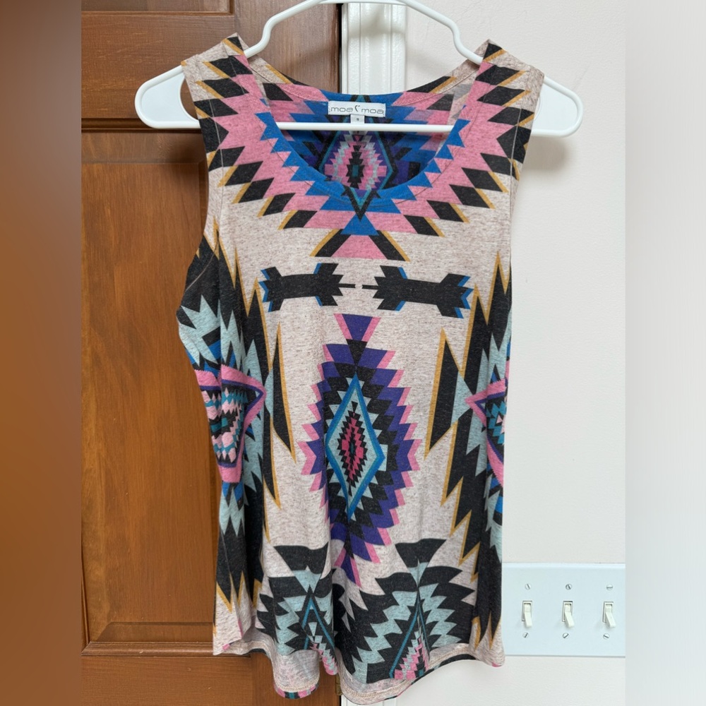MOA MOA Aztec tank top